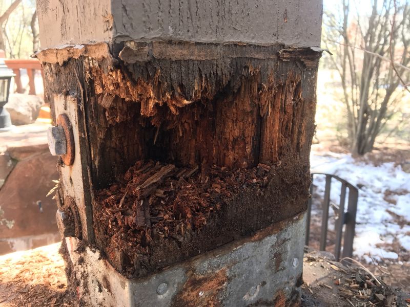 Outdoor Wood Rot Repair