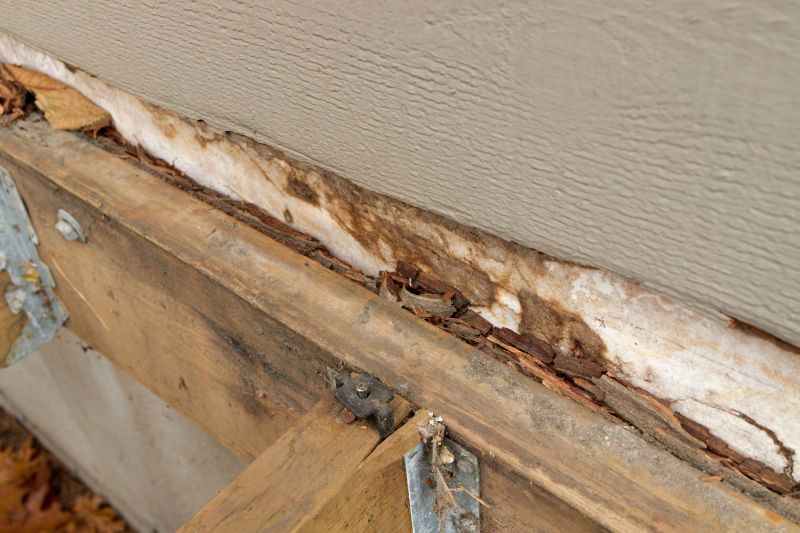 Outdoor Wood Rot Repair detail