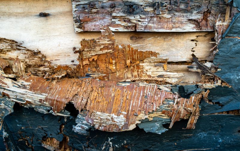 Outdoor Wood Rot Repair detail